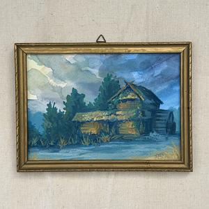 Alte Mühle am See von Wyzima